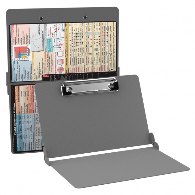 WhiteCoat Clipboard® - Silver Flight Medic Edition